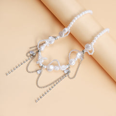 Sweet Cool Irregular Faux Pearl Necklace Halloween