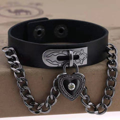 Punk Gothic Shackle Chain Cuff