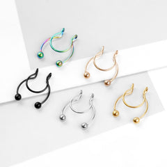 Sexy Horseshoe Clip-On Nose Studs