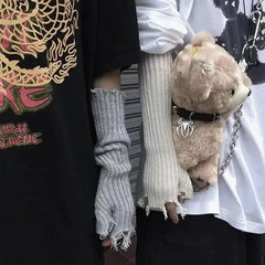 Gothic Knitted Punk Glove