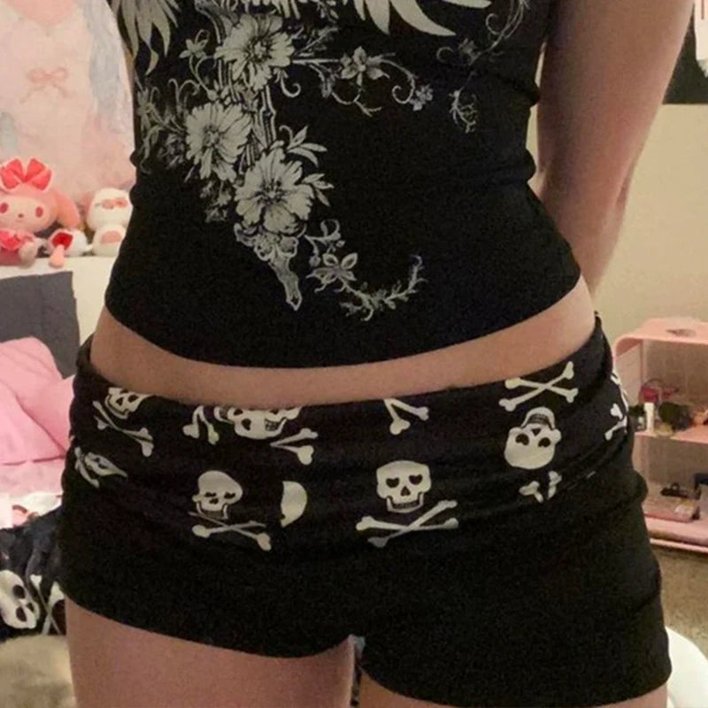 Skull Graphic Shorts Main image