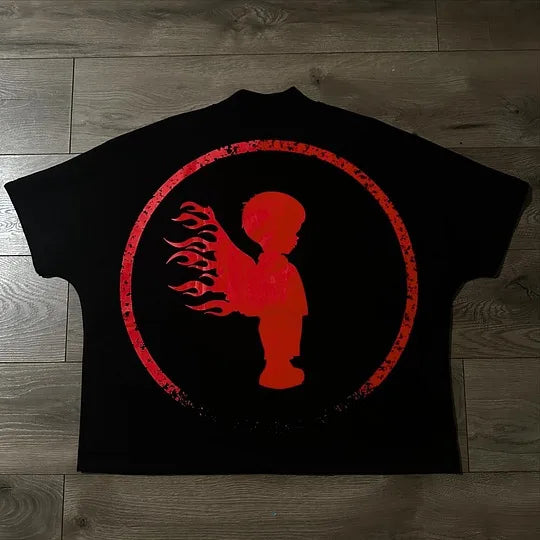 Retro Streetwear Fashion Graphic T-shirt Main image