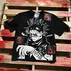 Japanese Hip Hop Graphic Cotton T-shirt