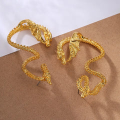 Gothic Dragon Wrap Retro Animal Stud Earring