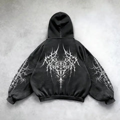 Gothic Dark Retro Pullover Hoodie