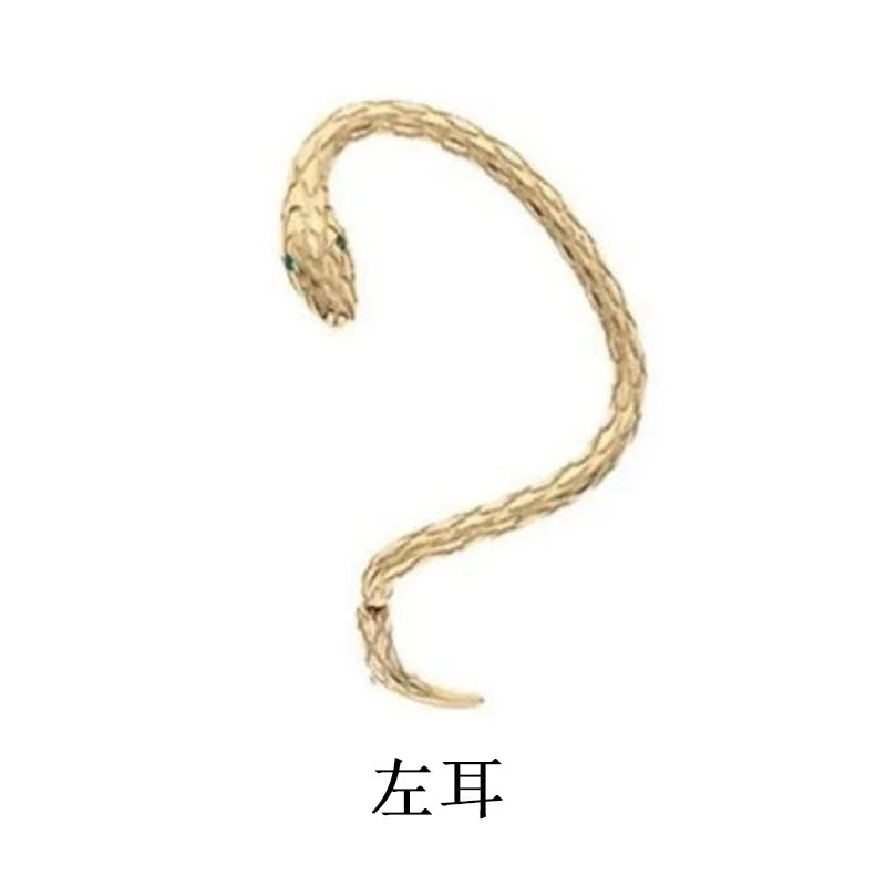 Snake Punk Clip Earring Without Piercing