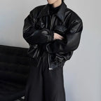 Gothic Style Biker Jacket