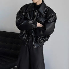 Gothic Style Biker Jacket