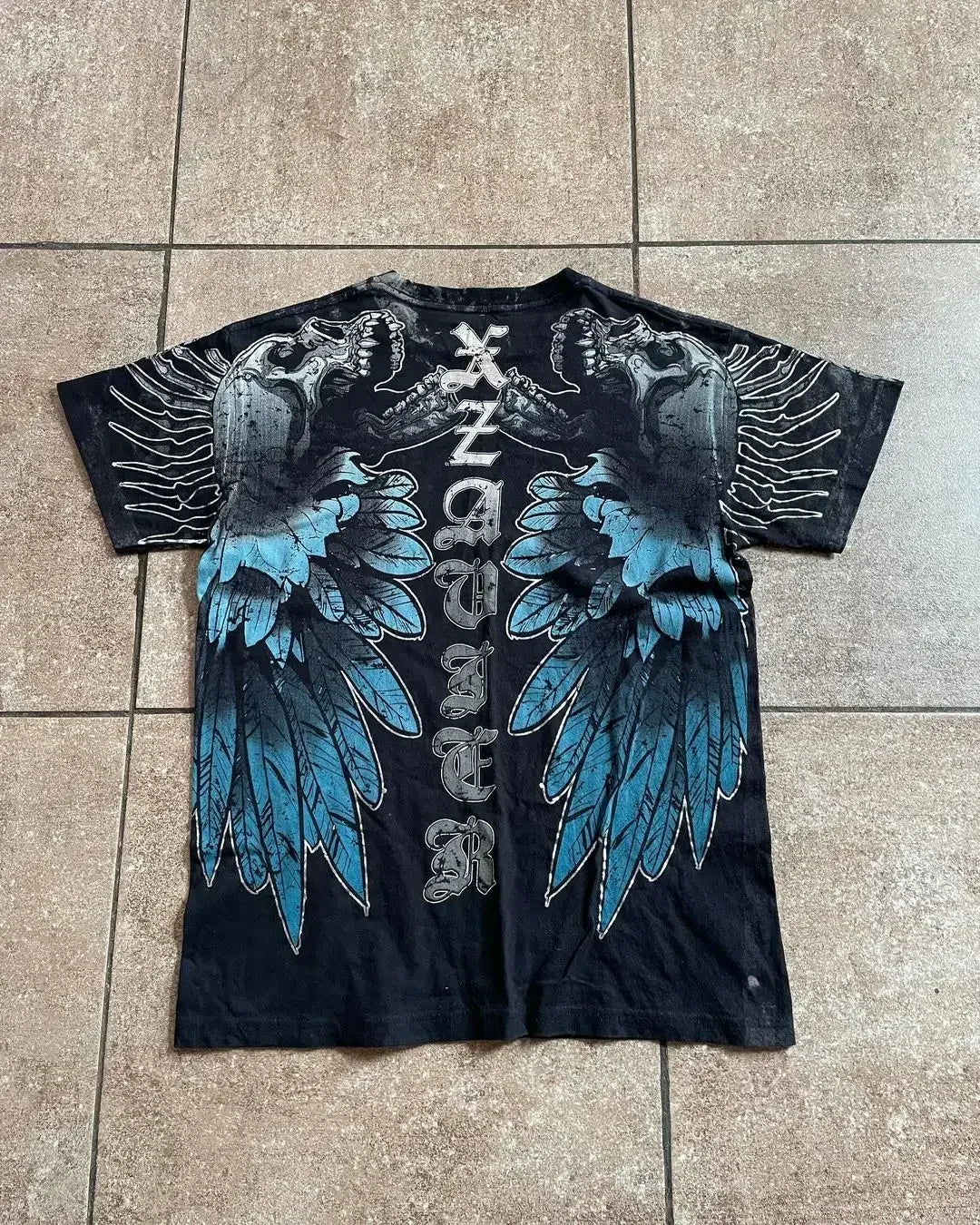 Americana Print Slim Fit Cotton T-shirt