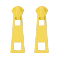 Personality Zipper Geometric Hip Hop Earring