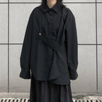 Asymmetric Baggy Gothic Blouse