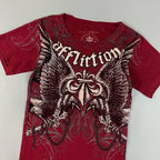 Double Eagle Chain Print Cotton T-shirt