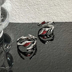 Gothic Red Crystal Ring