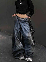 Vintage Gothic High Waist Baggy Pant