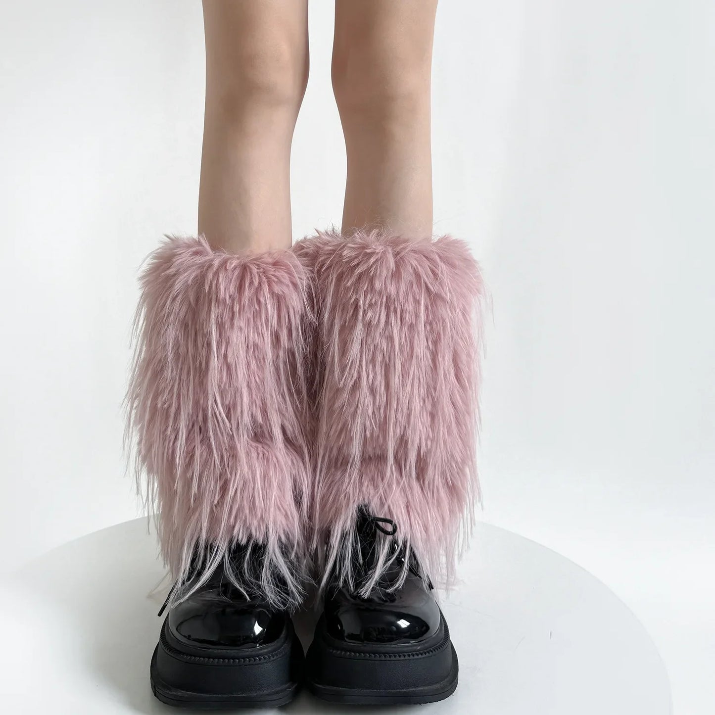 Gothic Harajuku Faux Fur Plush Sock