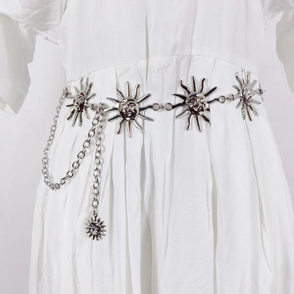 Punk Gothic Hip Hop Layered Waist Chain Belt