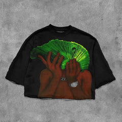 Gothic Hip Hop Loose Cotton T-shirt