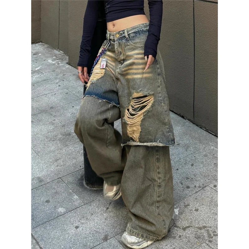 Ripped Hollow Gothic Harajuku Pant