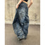High Waist Gothic Denim Pant