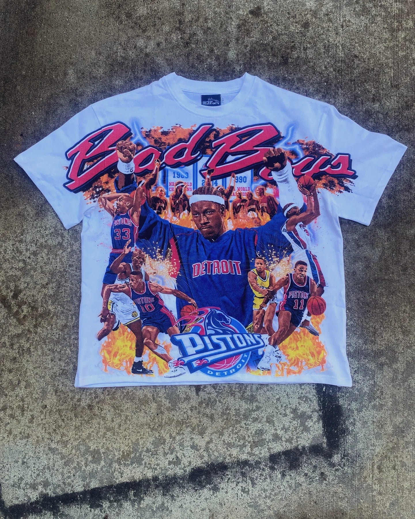 Hip Hop Basketball Character Cotton T-shirt Main image