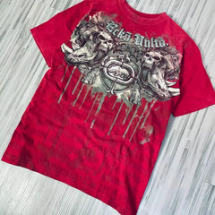 Gothic Retro Oversized Cotton T-shirt