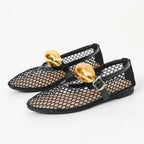 Ballerinas Woman 2024 Round Toe Casual Sneaker Summer Flat