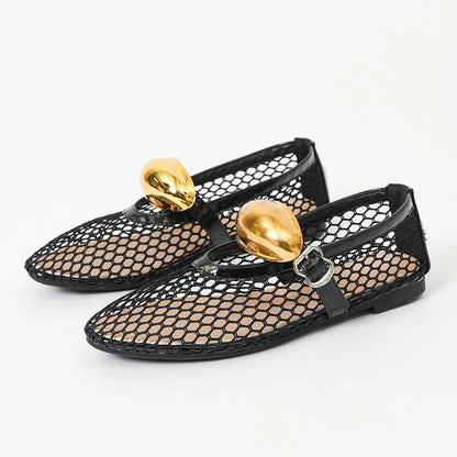 Ballerinas Woman 2024 Round Toe Casual Sneaker Summer Flat