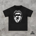 Y2K Retro Graphic Printed Oversized Cotton T-shirt