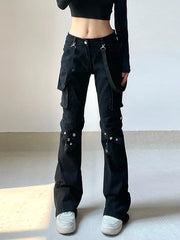 AltGoth E-girl Gothic Straight Pant