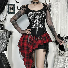Gothic Long Sleeve Corset