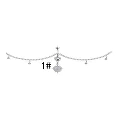 Stainless Steel Chain Gothic Belly Ring