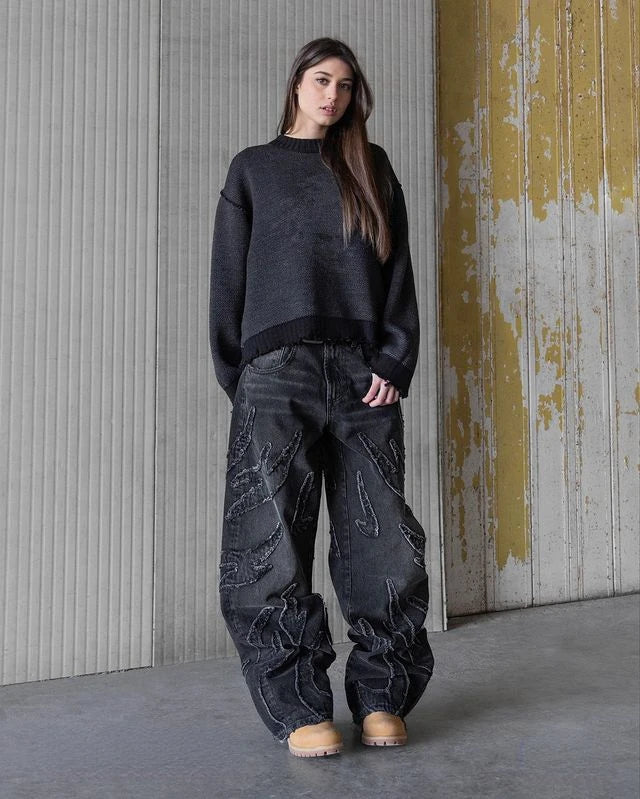 Distressed Gothic Retro Baggy Pant Main image