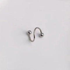 S-Shape Vajinal Helix Lip Stud