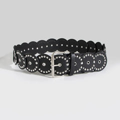 Personalized Gothic Round Rivet Waist Belt
