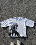 Cartoon Character Print Cotton T-shirt