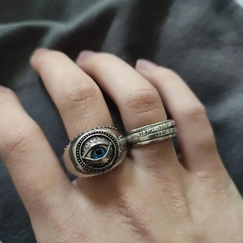 Demon Eye Fashion Gothic Index Finger Ring Main image