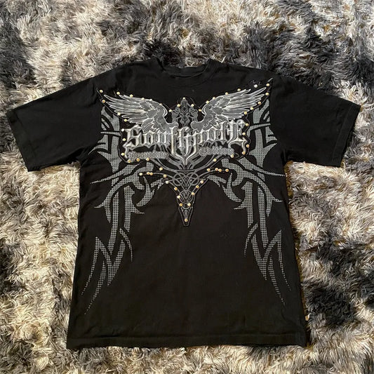Multicolor Graphic Cotton T-shirt