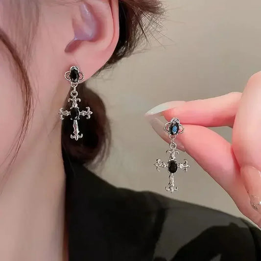 Steel Punk Gothic Sword Dagger Stud Earring