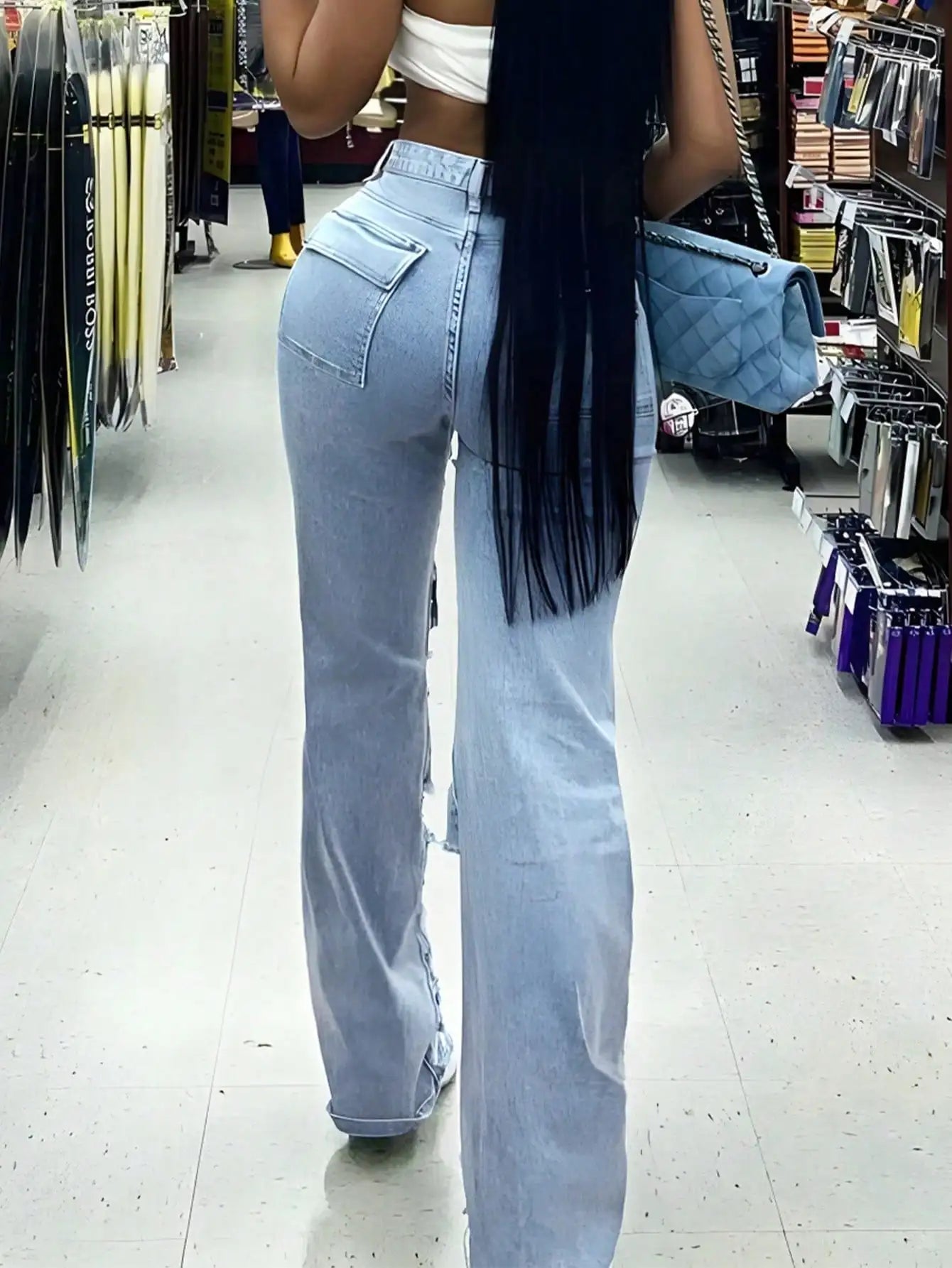 Washed Gothic Flap Pocket Pant Secondary image