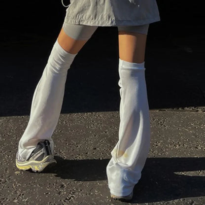Gothic Hollow Punk Letter Sock