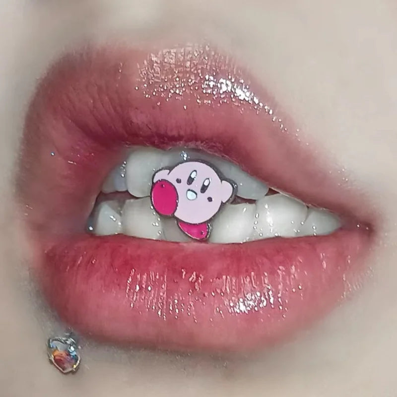 Cartoon Spike Anime Titanium Steel Tongue Ring Main image