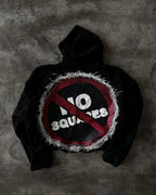 Gothic Letter Graphics Pullover Hoodie