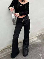 Gothic Belted Slim Pants