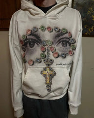 Gothic Eyes Print Sports Hoodie
