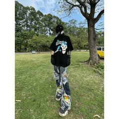 Water Washed Gothic Heavy Industry Pant