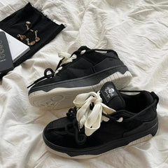 Gothic Wedge Chunky Platform Sneaker
