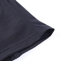 Gothic Square Neck Short Sleeve Corset