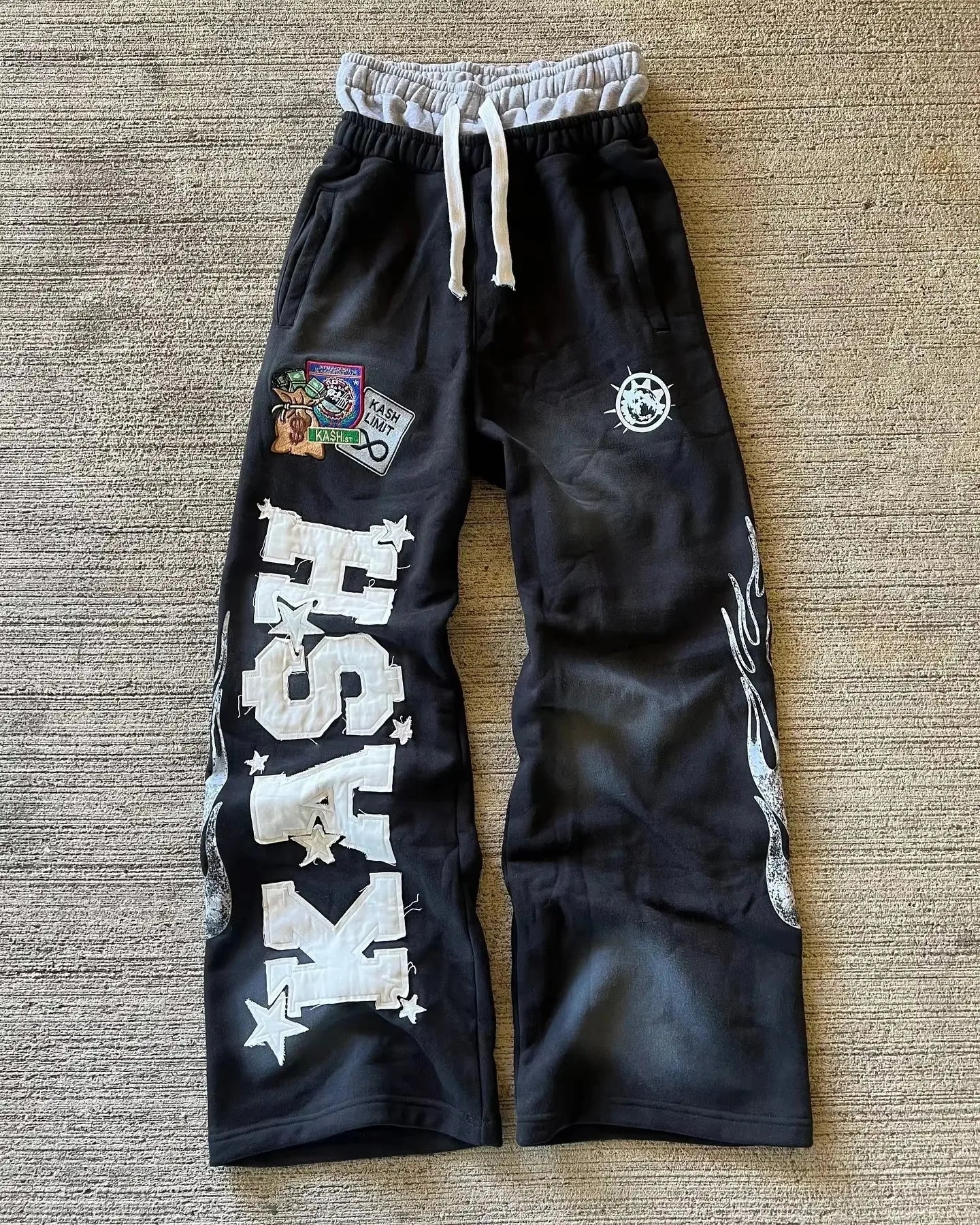 Y2K Gothic Cartoon Print Pant
