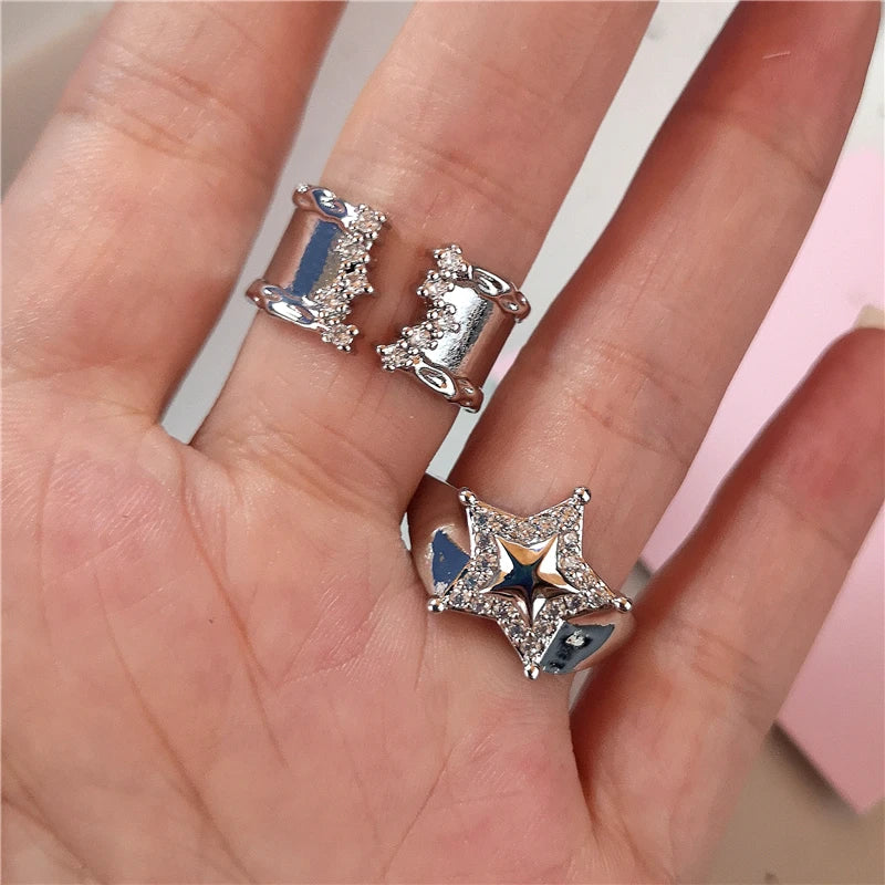 Unisex Insect Exaggeration Cicada Gothic Ring