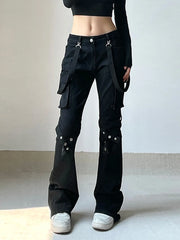 AltGoth E-girl Gothic Straight Pant
